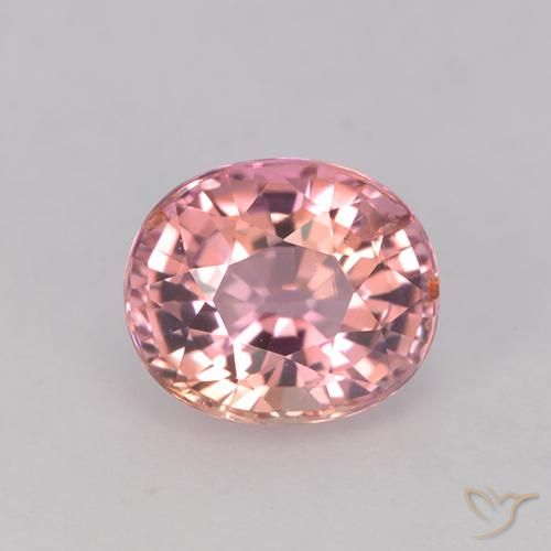 1.32ct Natural Light Pink Tourmaline, Oval, VVS-VS