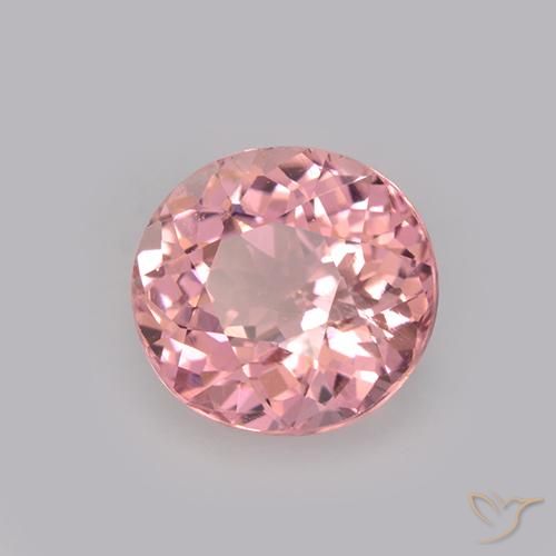 1.47 ct Pink Tourmaline Stone, Natural Tourmaline in Oval Facet Shape for Sale