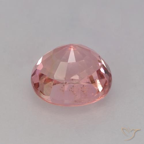 Tourmaline Gemstone in 7.1 x 6.6 mm Size for Sale, Tourmaline Stone in Light Pink Color