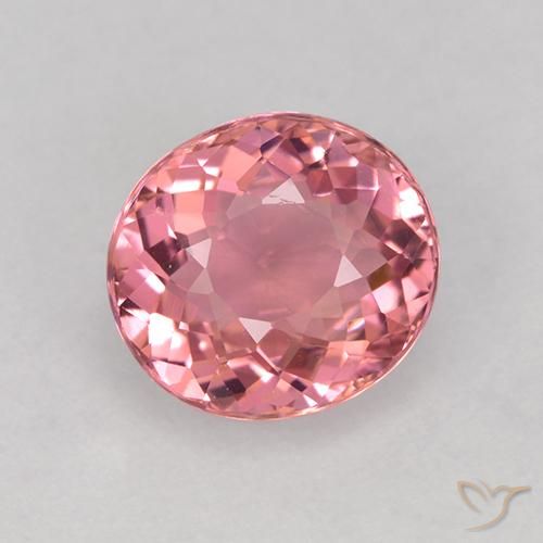 1.49ct Natural Hot Pink Tone Tourmaline, Oval, VVS-VS
