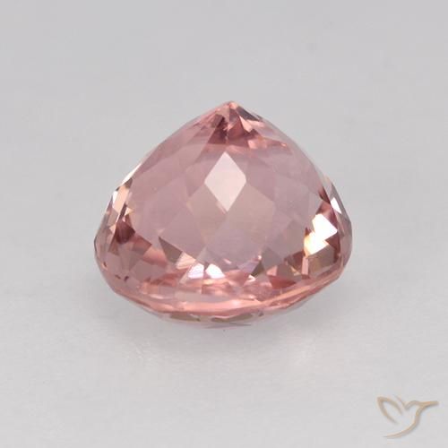 Tourmaline Gemstone in 6.7 x 6.5 mm Size for Sale, Tourmaline Stone in Light Pink Color