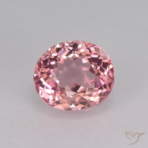 1.65ct Natural Medium Pink Tourmaline, Oval, VS