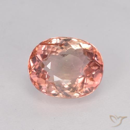 1.48ct Natural Medium Pink Tourmaline, Oval, VS