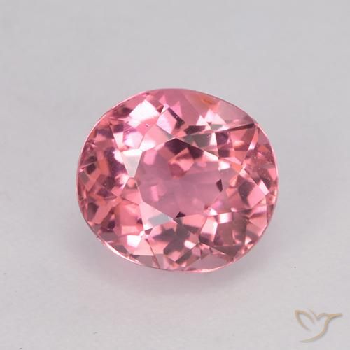1.33ct Natural Hot Pink Tone Tourmaline, Oval, VVS
