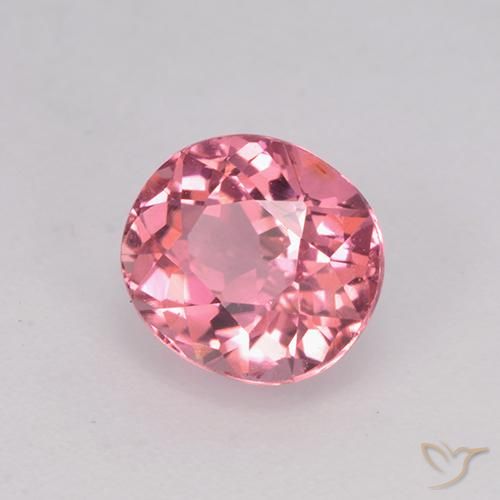 1.33 ct Pink Tourmaline Stone, Natural Tourmaline in Oval Facet Shape for Sale