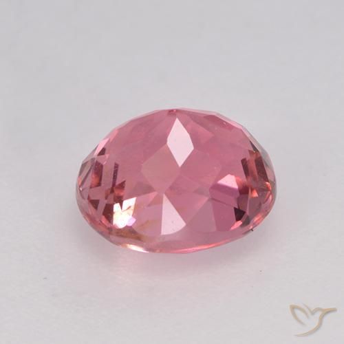 Tourmaline Gemstone in 6.9 x 6.3 mm Size for Sale, Tourmaline Stone in Hot Pink Tone Color