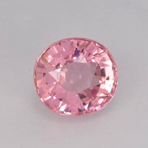 Hot Pink Tone Турмалин Камень - 1.8ct Фасетный Овал (ID: 525629)