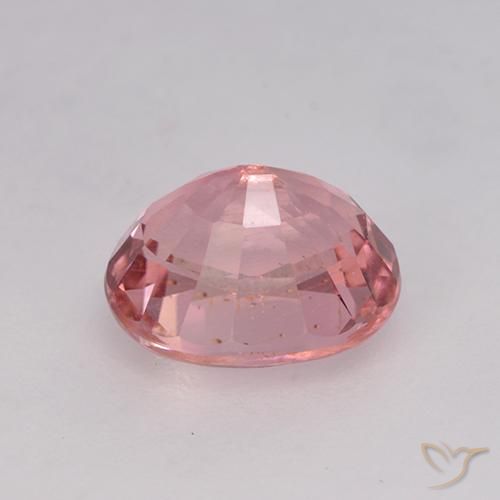 Tourmaline Gemstone in 7.8 x 6.4 mm Size for Sale, Tourmaline Stone in Light Hot Pink Color