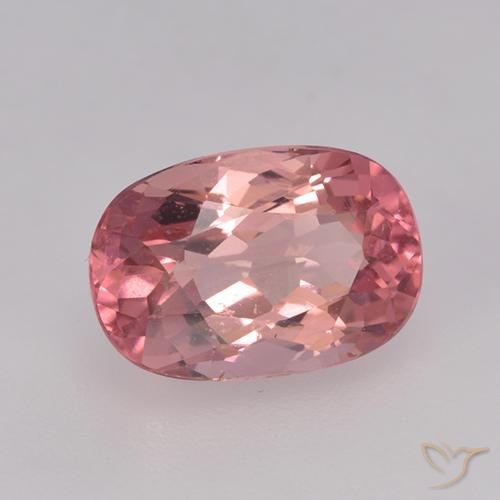 1.90 ct Pink Tourmaline Stone, Natural Tourmaline in Oval Facet Shape for Sale