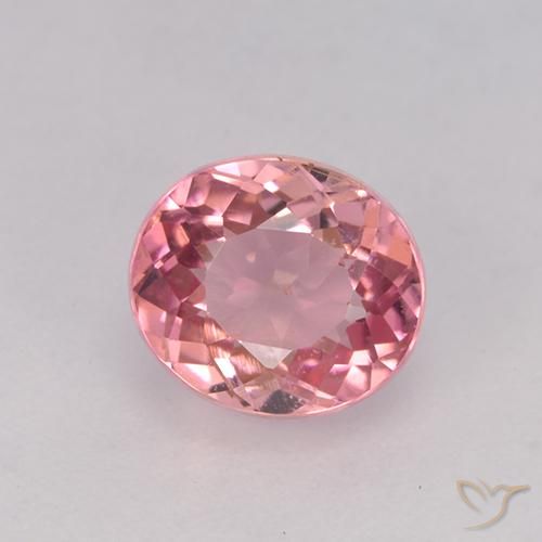 1.65ct Natural Light Pink Tourmaline, Oval, VVS-VS