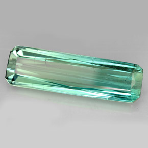 15.23 ct Green Tourmaline Gemstone, Tourmaline Gem in Octagon / Scissor Cut Shape for Sale.
