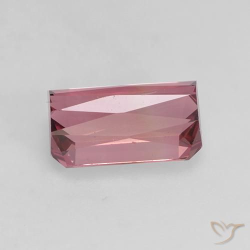Tourmaline Gemstone in 8.7 x 5.2 mm Size for Sale, Tourmaline Stone in Deep Orange Pink Color