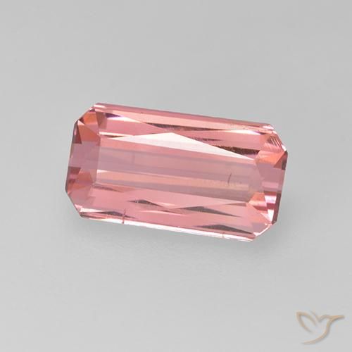 1.64 ct Pink Tourmaline Stone, Natural Tourmaline in Octagon / Scissor Cut Shape for Sale