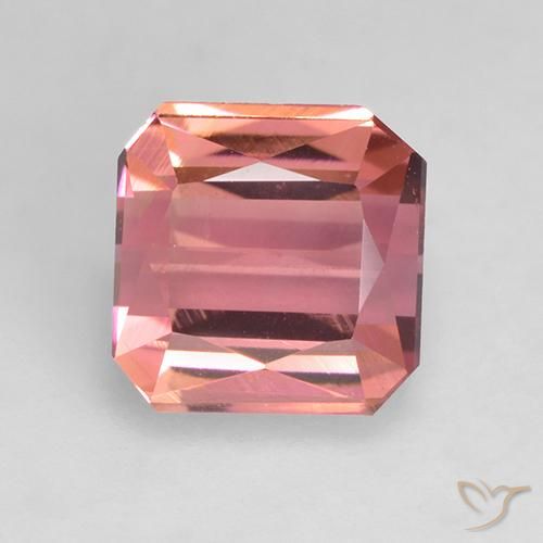 Bubblegum Pink Турмалин Камень - 1.7ct Огранка Октагон / Ножницы (ID: 528691)