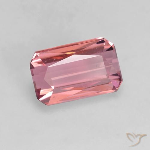 1.33 ct Pink Tourmaline Stone, Natural Tourmaline in Octagon / Scissor Cut Shape for Sale