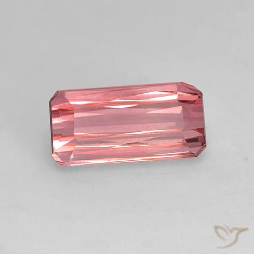 1.27ct Natural Light Pink Tourmaline, Emerald Cut, VVS-VS