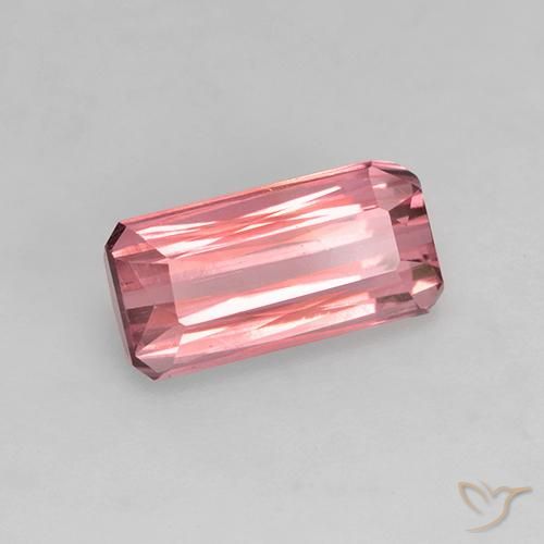 1.27 ct Pink Tourmaline Stone, Natural Tourmaline in Octagon / Scissor Cut Shape for Sale