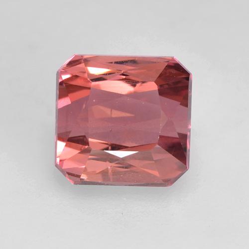 Intense Pink Turmalin Edelstein - 1.2ct Oktagon Scheren Schliff (ID: 528700)