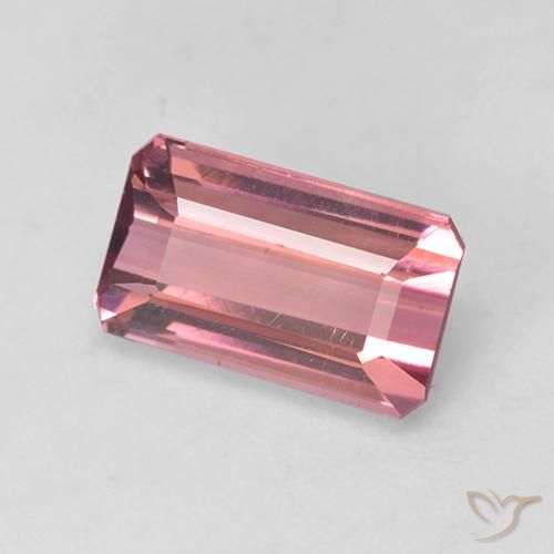 1.80 ct Pink Tourmaline Stone, Natural Tourmaline in Octagon Facet Shape for Sale
