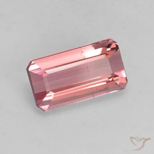 1.59 ct Pink Tourmaline Stone, Natural Tourmaline in Octagon Facet Shape for Sale