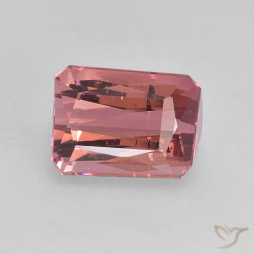 1.81ct Natural Intense Pink Tourmaline, Emerald Cut, VS-SI