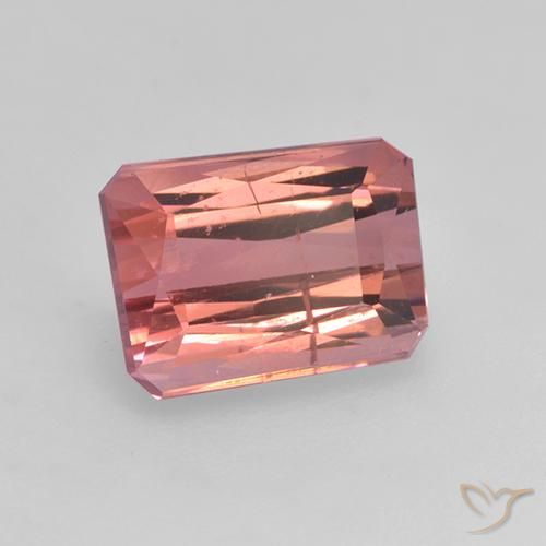1.81 ct Pink Tourmaline Stone, Natural Tourmaline in Octagon / Scissor Cut Shape for Sale