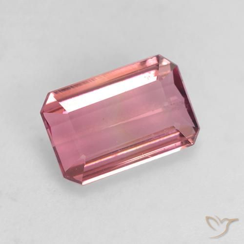1.49 ct Pink Tourmaline Stone, Natural Tourmaline in Octagon Facet Shape for Sale