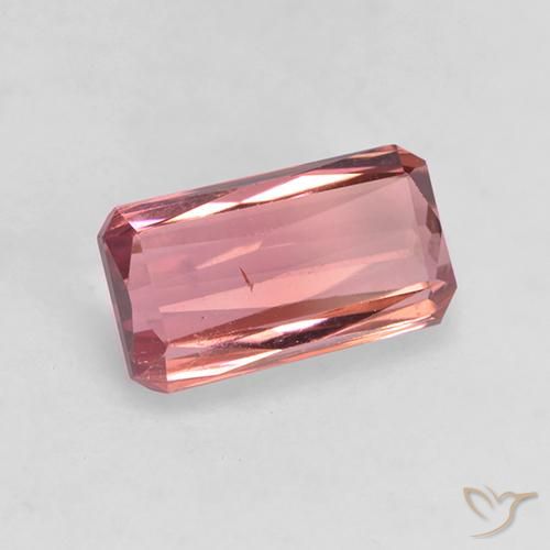 1.36 ct Pink Tourmaline Stone, Natural Tourmaline in Octagon / Scissor Cut Shape for Sale