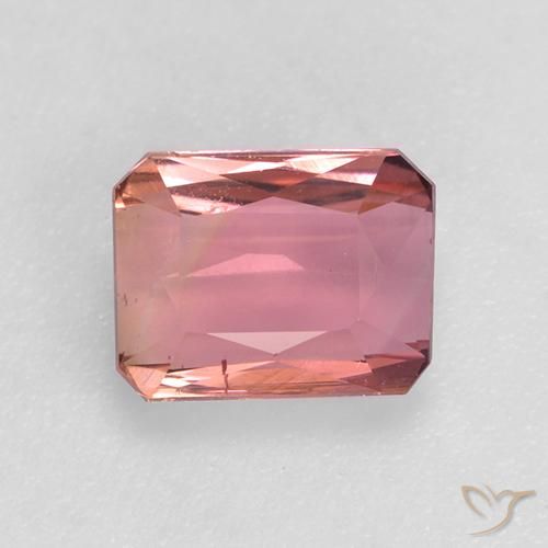 1.04ct Natural Intense Pink Tourmaline, Emerald Cut, VS