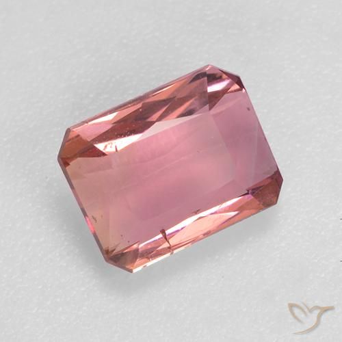 1.04 ct Pink Tourmaline Stone, Natural Tourmaline in Octagon / Scissor Cut Shape for Sale