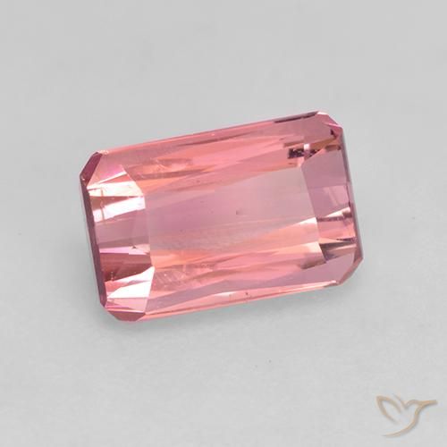 1.14 ct Pink Tourmaline Stone, Natural Tourmaline in Octagon / Scissor Cut Shape for Sale