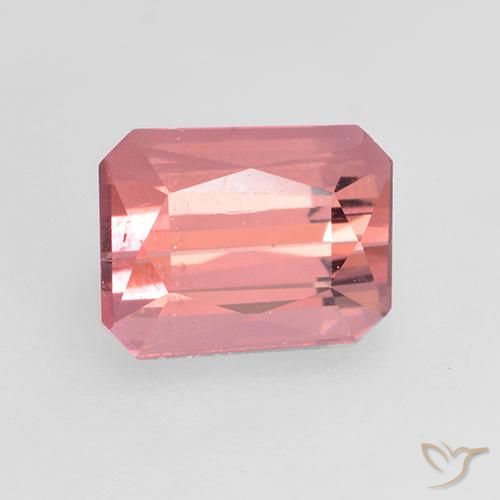 1.14 ct Pink Tourmaline Stone, Natural Tourmaline in Octagon / Scissor Cut Shape for Sale