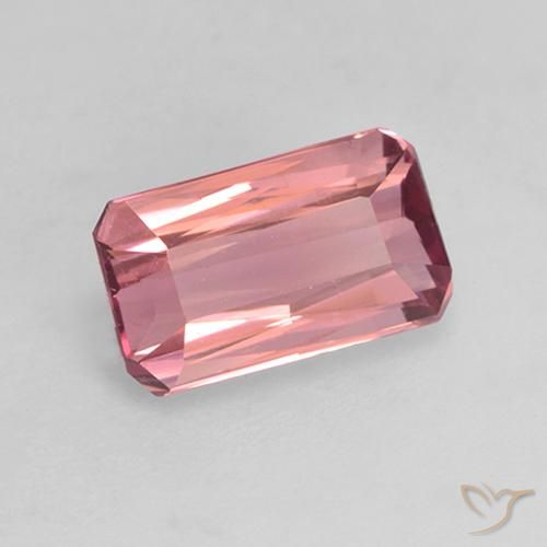 1.08 ct Pink Tourmaline Stone, Natural Tourmaline in Octagon / Scissor Cut Shape for Sale