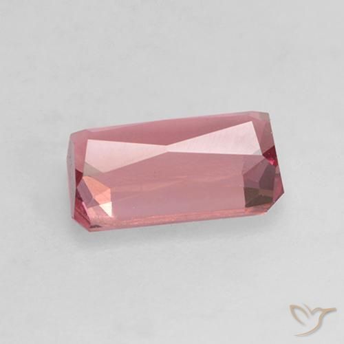 Tourmaline Gemstone in 7.6 x 4.5 mm Size for Sale, Tourmaline Stone in Deep Orange Pink Color