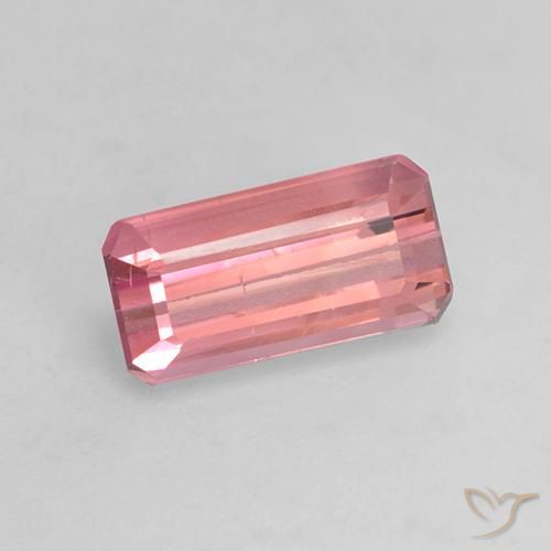 1.35 ct Pink Tourmaline Stone, Natural Tourmaline in Octagon Facet Shape for Sale