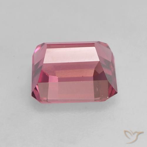 Tourmaline Gemstone in 6.7 x 6.2 mm Size for Sale, Tourmaline Stone in Medium Pink Color