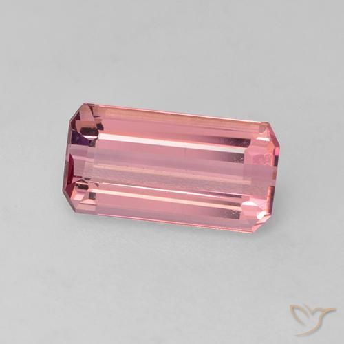 1.12 ct Pink Tourmaline Stone, Natural Tourmaline in Octagon Facet Shape for Sale