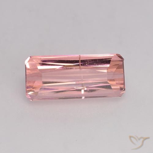 1.28ct Natural Bubblegum Pink Tourmaline, Emerald Cut, SI