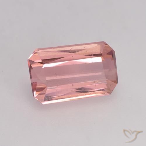 1.35 ct Pink Tourmaline Stone, Natural Tourmaline in Octagon / Scissor Cut Shape for Sale