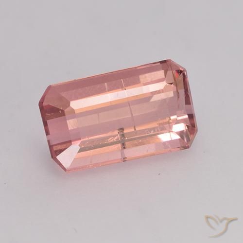 1.11 ct Pink Tourmaline Stone, Natural Tourmaline in Octagon Facet Shape for Sale