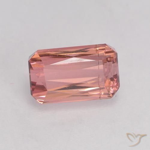 1.52ct Natural Medium Pink Tourmaline, Emerald Cut, VS-SI