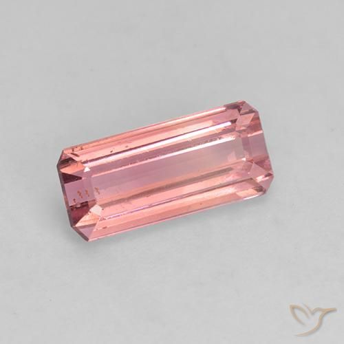 1.33 ct Pink Tourmaline Stone, Natural Tourmaline in Octagon Facet Shape for Sale