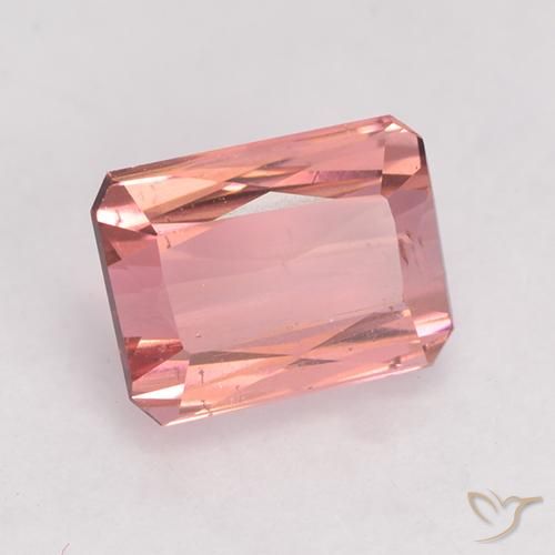 1.45 ct Pink Tourmaline Stone, Natural Tourmaline in Octagon / Scissor Cut Shape for Sale