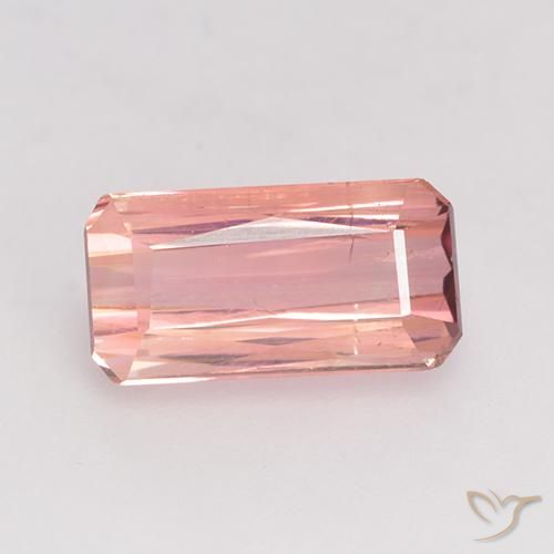 1.24ct Natural Medium-Light Pink Tourmaline, Emerald Cut, VS