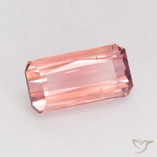 1.24 ct Pink Tourmaline Stone, Natural Tourmaline in Octagon / Scissor Cut Shape for Sale