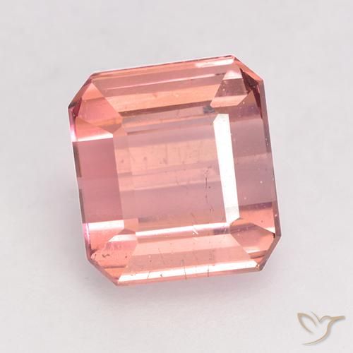 1.93ct Natural Medium Pink Tourmaline, Emerald Cut, VS