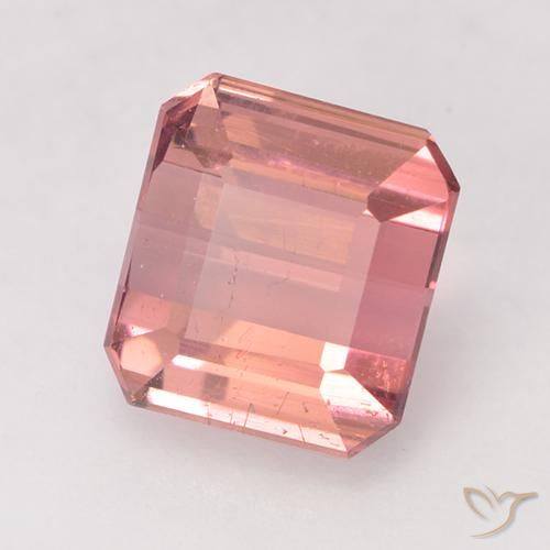 1.93 ct Pink Tourmaline Stone, Natural Tourmaline in Octagon Facet Shape for Sale