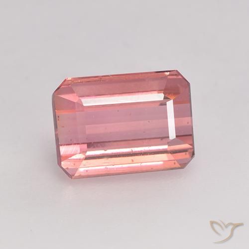 1.86ct Natural Light Pink Tourmaline, Emerald Cut, VS