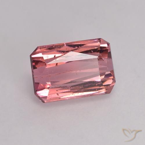 1.60 ct Pink Tourmaline Stone, Natural Tourmaline in Octagon / Scissor Cut Shape for Sale