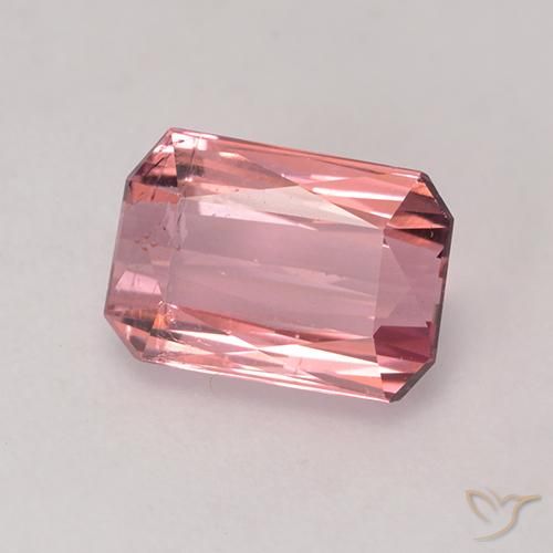 1.76 ct Pink Tourmaline Stone, Natural Tourmaline in Octagon / Scissor Cut Shape for Sale